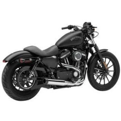 PartzBiz HD CBU-6472 - Cobra USA 6472 Chrome 4 ” El Diablo 2-Into-1 Exhaust 07-13 Harley Sportster XL 1800-2160 18002160 631268