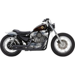 PartzBiz HD CBU-6701B - Cobra USA 6701B สีดำ Speedster 909 2-2 ระบบไอเสีย Harley Sportster XL 87-03 1800-2356 18002356 ที่ดีที่สุดสำหรับ sporty อัพเกรดท่อไอเสียท่อ