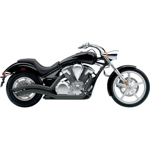 PartzBiz HD: 4420526-Cobra USA Black 1233B Speedster Swept Exhaust Pipes Honda Fury Stateline Sabre PartzBiz HD: 4420526-Cobra USA Black 1233B Speedster Swept Exhaust Pipes Honda Fury Stateline Sabre