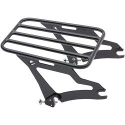 PartzBiz HD CBU-602-2500B - Cobra USA Black Quick Detachable ชั้นวางสัมภาระ Harley Touring FLH/T 09-18 | 602-2500B