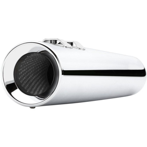 PartzBiz HD: 4420531-Cobra USA Chrome Power Flo 4.5" Slip On Mufflers Harley Touring FLH/T 95-16 | 6215 PartzBiz HD: 4420531-Cobra USA Chrome Power Flo 4.5" Slip On Mufflers Harley Touring FLH/T 95-16 | 6215