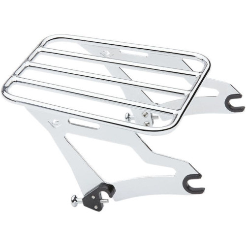 PartzBiz HD: 4420532-Cobra USA Chrome ชั้นวางสัมภาระที่ถอดออกได้อย่างรวดเร็ว Harley Touring FLH/T 09-18 | 602-2500 PartzBiz HD: 4420532-Cobra USA Chrome ชั้นวางสัมภาระที่ถอดออกได้อย่างรวดเร็ว Harley Touring FLH/T 09-18 | 602-2500