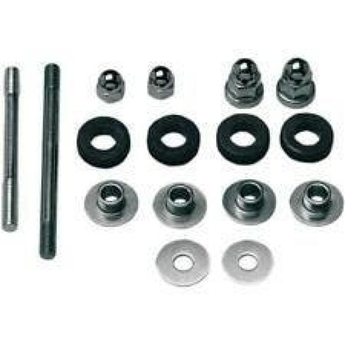 PartzBiz HD: 4420502-Colony 5-239 Chrome Gas Tank Mounting Hardware Kit - 1999 & Up Harley Sportster 883 1200 XL Custom Roadster street motorcycle bike fuel chopper replacement accessories nuts bolts 5239