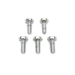 PartzBiz HD VT9818-5 - Colony Chrome Rear Disk Brake Rotor Bolts x5 Set Harley Chopper Bobber 43567-92