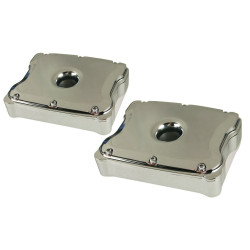 PartzBiz HD MW89-335 - Complete Chrome Die-Cast Two Piece Rocker Box Kit Harley Twin Cam 99-Later PartzBiz HD MW89-335 - Complete Chrome Die-Cast Two Piece Rocker Box Kit Harley Twin Cam 99-Later
