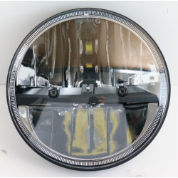 PartzBiz HD EP-7200 - Complex Reflector Phase 7 High Intensity 7" LED Headlight Harley Yamaha Jeep