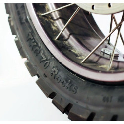 PartzBiz HD DS03160212 - Continental TKC70 Dual Sport Front Tire 120/70ZR17 58W Radial Tubeless BlackWall 