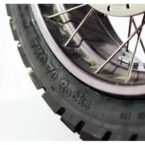 PartzBiz HD: 4420414-Continental TKC70 Dual Sport Front Tire 120/70ZR17 58W Radial Tubeless BlackWall 