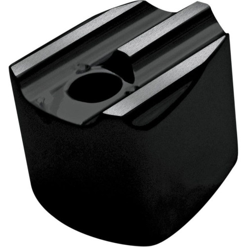 PartzBiz HD: 4420390-ฝาครอบลูกบิดสวิตช์จุดระเบิด Covingtons Finned Gloss Black Harley 93-06 FLH/T | C1245-B