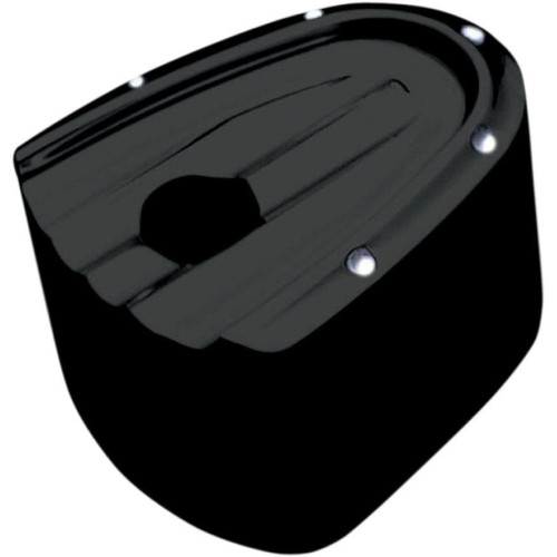 PartzBiz HD: 4420392-Covingtons ฝาครอบสวิตช์จุดระเบิด Dimpled Gloss Black Harley 07-13 FLH/T | C1248-B