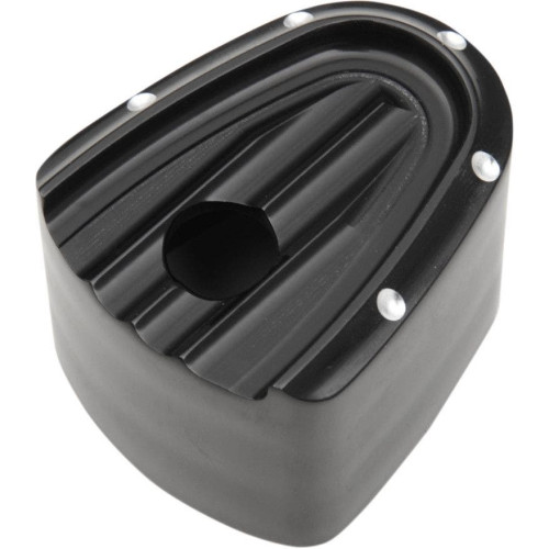 PartzBiz HD: 4420393-Covingtons Dimpled Gloss Black ฝาครอบสวิตช์จุดระเบิด Harley 93-06 FLH/T | C1247-B