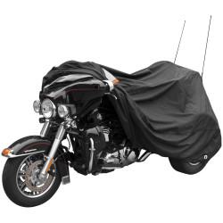 PartzBiz HD TR107551 - CoverMax 107551 Black Roadster Waterproof Windproof Cover Harley Trike 107551