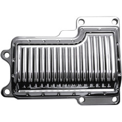 PartzBiz HD DS11050145 - Covingtons Chrome Dimpled 6 Speed Trans Transmission Top Cover for Harley 07-15 | Covingtons Customs