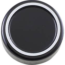 PartzBiz HD DS07100267 - Covington Customs Black Ripper Dipstick Cover C1886-B Harley M8 Touring 17-Up