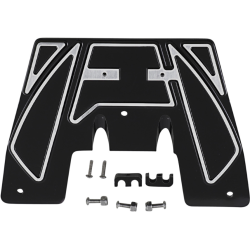 PartzBiz HD DS05040365 - Covington Customs Black Ripper Firewall Plate Billet Harley Touring 17-Up