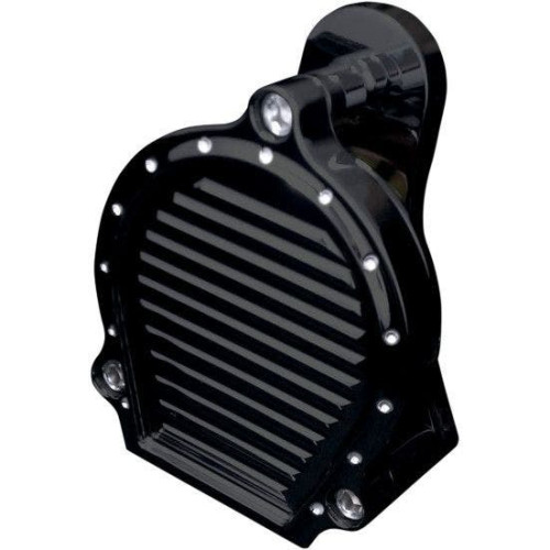 PartzBiz HD: 4420335-Covingtons Customs Black Billet Dippled Electric Horn Assembly for Harley 90-17 | C1141-B PartzBiz HD: 4420335-Covingtons Customs Black Billet Dippled Electric Horn Assembly for Harley 90-17 | C1141-B