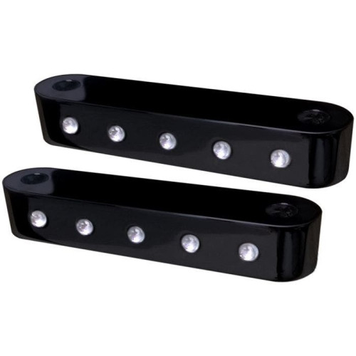 PartzBiz HD: 4420339-Covingtons Black Dimpled Front Fender Spacers Harley Touring FLH/T 14-17 | C1103-บี PartzBiz HD: 4420339-Covingtons Black Dimpled Front Fender Spacers Harley Touring FLH/T 14-17 | C1103-บี