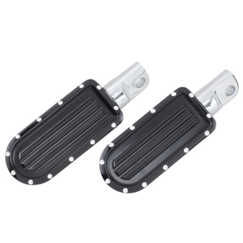 PartzBiz HD: 4420342-Covingtons Customs Black Dimpled Billet Footpegs หมุดเท้า Harley Male Mount คู่ | C1243-B PartzBiz HD: 4420342-Covingtons Customs Black Dimpled Billet Footpegs หมุดเท้า Harley Male Mount คู่ | C1243-B