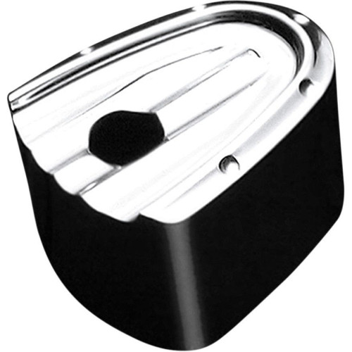 PartzBiz HD: 4420314-Covingtons Customs Dimpled Chrome Ignition Switch Knob Cover for Harley 14-17 | C1250-C PartzBiz HD: 4420314-Covingtons Customs Dimpled Chrome Ignition Switch Knob Cover for Harley 14-17 | C1250-C