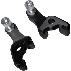 PartzBiz HD DS13040704 - Covingtons Customs 1-3/8” โช้คหลังดรอปสีดำ บล็อกลดระดับ Harley FL 09-16
