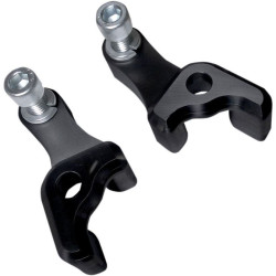 PartzBiz HD DS13040875 - Covingtons Customs 1 ” Drop Black Rear Shocks Lowering Blocks Harley 09-18