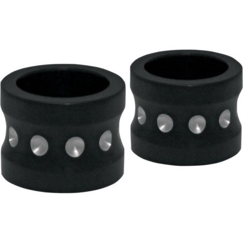 PartzBiz HD: 4420322-Covingtons Customs Spacers เพลาหน้าบุ๋มสีดำ Harley FLH 08-17 W/O ABS | C0013-บี PartzBiz HD: 4420322-Covingtons Customs Spacers เพลาหน้าบุ๋มสีดำ Harley FLH 08-17 W/O ABS | C0013-บี
