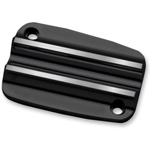 PartzBiz HD: 4420330-Covingtons Customs Black Finned Front Clutch Master Cylind Cover Harley 17-18 | C1177-B