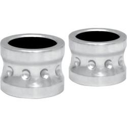PartzBiz HD DS02220139 - Covingtons Customs Chrome Dimpled ตัวยึดเพลาหน้า Harley FLH 08-17 W/O ABS | C0013-ซี PartzBiz HD DS02220139 - Covingtons Customs Chrome Dimpled ตัวยึดเพลาหน้า Harley FLH 08-17 W/O ABS | C0013-ซี