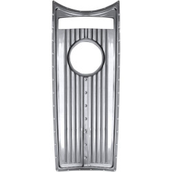 PartzBiz HD DS22020214 - Covingtons Customs Dimpled Chrome Dash Insert Cover Harley Road King FLHR 08-17 | C1235-C