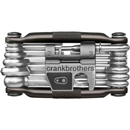 PartzBiz HD: 4420279-Crankbrothers 15961 M19 Multitool ประแจหกเหลี่ยม Torx เครื่องมือโซ่สีดำ PartzBiz HD: 4420279-Crankbrothers 15961 M19 Multitool ประแจหกเหลี่ยม Torx เครื่องมือโซ่สีดำ
