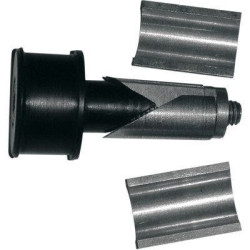 PartzBiz HD TR586010 - CRG IA-100 Bar End Mirror Mount Adapter Universal 12mm ID