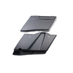 PartzBiz HD VT49-2667 - Custom 3” Stretched ABS Extended Saddlebags กระเป๋าสไตล์ CVO Raw Harley 93-13 | 49-2667
