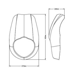 PartzBiz HD TR304787 - Acces Anarchy แฟริ่งกึ่งสีดำ Kawasaki Vulcan S 15-Up PartzBiz HD TR304787 - Acces Anarchy แฟริ่งกึ่งสีดำ Kawasaki Vulcan S 15-Up