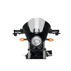 PartzBiz HD TR304790 - Custom Acces Dark Night Semi Fairing Smoke Honda Rebel CMX 300 500 17-Up