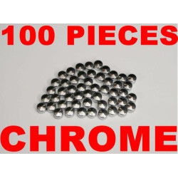 PartzBiz HD 66-003 - Custom Chrome 100 pcs 1/4 Bolt Covers for Harley or Metric Models 66003 66-003 PartzBiz HD 66-003 - Custom Chrome 100 pcs 1/4 Bolt Covers for Harley or Metric Models 66003 66-003
