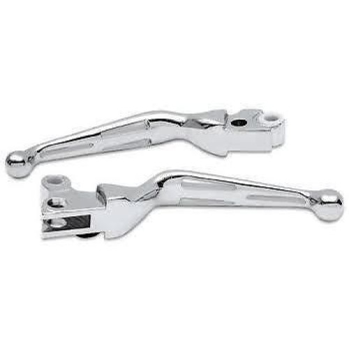 PartzBiz HD: 4420201-Custom Chrome 3 Slot Clutch and Brake Levers for Harley Davidson 2008-2013 Touring Models PartzBiz HD: 4420201-Custom Chrome 3 Slot Clutch and Brake Levers for Harley Davidson 2008-2013 Touring Models