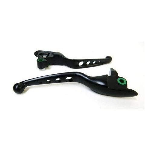 PartzBiz HD: 4420203-Custom Chrome 4 Hole Clutch and Brake Black Levers for Harley Davidson 2008-2013 Touring Models - 68017 PartzBiz HD: 4420203-Custom Chrome 4 Hole Clutch and Brake Black Levers for Harley Davidson 2008-2013 Touring Models - 68017