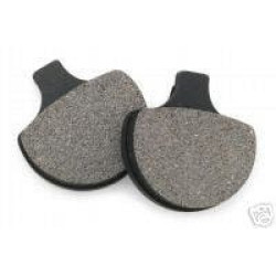 PartzBiz HD 8009024 - Custom Chrome Ferodo Front Organic Brake Pads For Harley 1984-1999 | 
