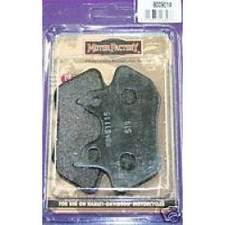 PartzBiz HD 8009014 - Custom Chrome Ferodo Organic Front and Rear Brake Pads for Harley 00-07 | 
