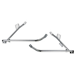 PartzBiz HD 605709 - Custom Chrome Saddlebag Support Brackets for Harley FLH 09-13 Repl OEM 90881-09A | Custom Chome PartzBiz HD 605709 - Custom Chrome Saddlebag Support Brackets for Harley FLH 09-13 Repl OEM 90881-09A | Custom Chome
