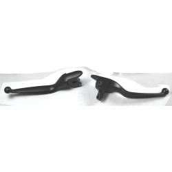 PartzBiz HD 617717 - Custom Chrome Smooth Black Hand Blade Levers for Harley Touring 14-15 617717 PartzBiz HD 617717 - Custom Chrome Smooth Black Hand Blade Levers for Harley Touring 14-15 617717