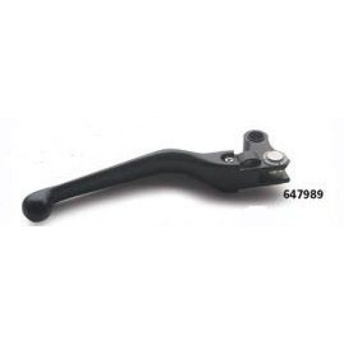 PartzBiz HD: 4420161-Custom Chrome Smooth Black Levers for Harley Davidson 1982-1995 Models | 