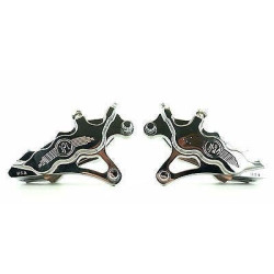 PartzBiz HD 688837 - Custom Chrome Smooth Black Plus +2 Fork Boots 8.5" Upper Slider Covers 84-13 | 688837 PartzBiz HD 688837 - Custom Chrome Smooth Black Plus +2 Fork Boots 8.5" Upper Slider Covers 84-13 | 688837
