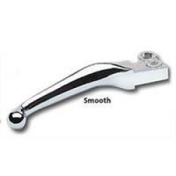 PartzBiz HD 647994 - Custom Chrome Smooth Ergonomic Chrome Levers for Harley 07-16 Big Twin | 647994