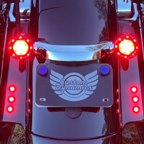 PartzBiz HD: -Custom Dynamics CD-BOLT-R-P Red 12V LED Turn Signal Accent Brake Light Boltz universal motorcycle blinker trim lighting best new upgrade replacement custom chopper bobber bagger Touring Harley-Davidson Jeep