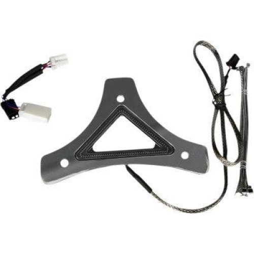 PartzBiz HD: -Custom Dynamics Dual Intensity Run/Brake LED Backrest Chrome Harley XL 14-20