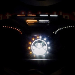 PartzBiz HD CD-VENT-TF-AW-KIT - Custom Dynamics LED Dynamic Forward Facing White & Amber Turn Signals 14-20 PartzBiz HD CD-VENT-TF-AW-KIT - Custom Dynamics LED Dynamic Forward Facing White & Amber Turn Signals 14-20