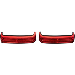 PartzBiz HD PB-SB-SS8-BR - Custom Dynamics PB-SB-SS8-BR Black/Red Saddlebag LED Accent Light 10-13 CVO | PB-SB-SS8-BR