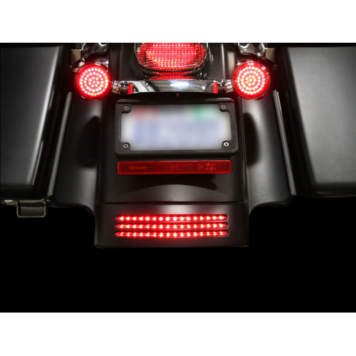 PartzBiz HD: -Custom Dynamics Smoke Lens 48 LED Tri-Bar Light Fender Tip Harley FLHX FLTRX 06-09 - TRI-1-SMOKE PartzBiz HD: -Custom Dynamics Smoke Lens 48 LED Tri-Bar Light Fender Tip Harley FLHX FLTRX 06-09 - TRI-1-SMOKE