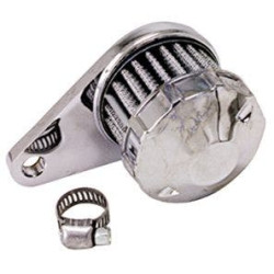 PartzBiz HD MU65379 - Custom Engine Chrome Crankcase Breather Filter Assembly for Harley Fits 3/8" ID Hose PartzBiz HD MU65379 - Custom Engine Chrome Crankcase Breather Filter Assembly for Harley Fits 3/8" ID Hose